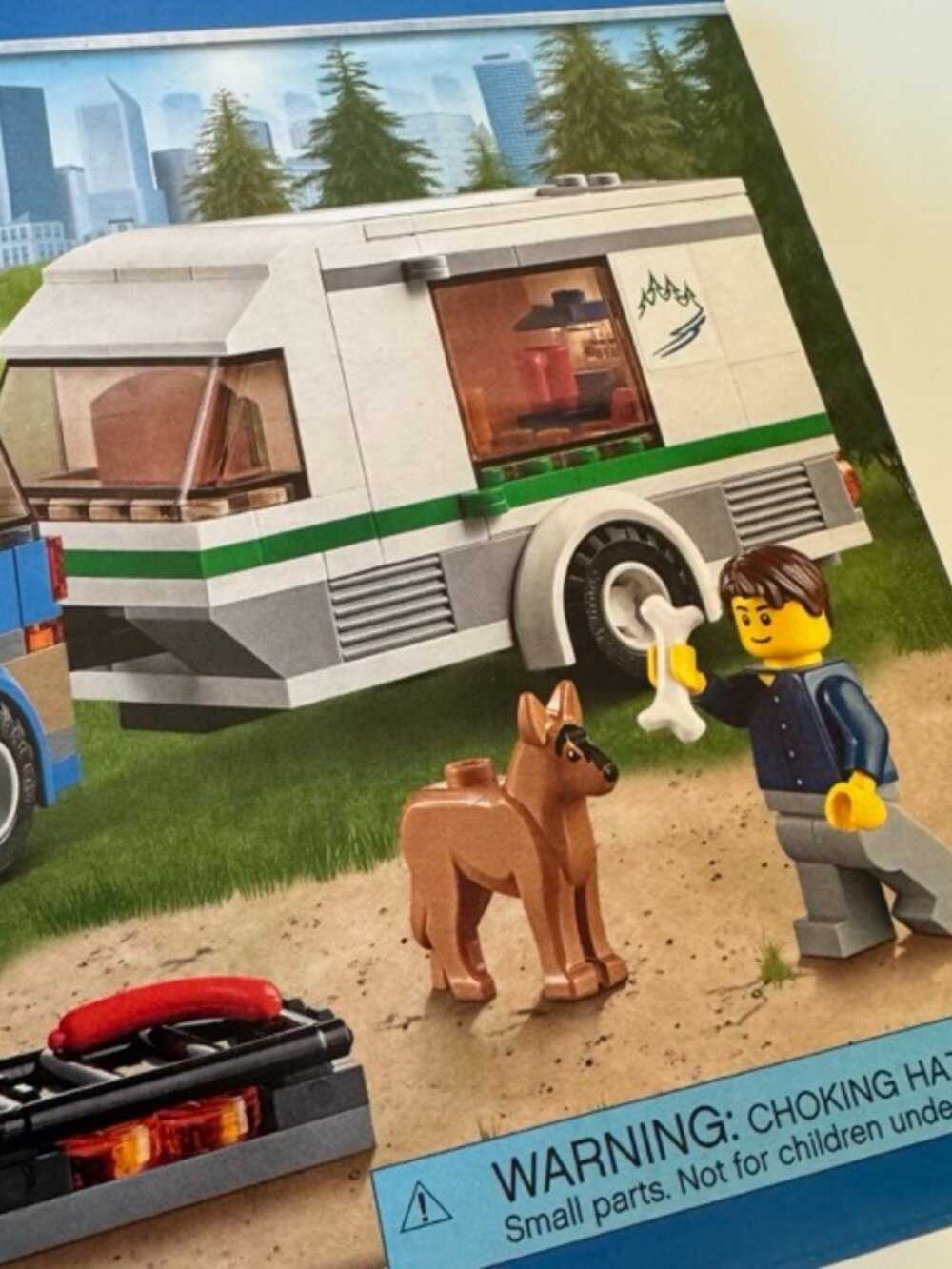 Lego City 60117 Van & Caravan NEW in Box Camper Dog Travel Camping Outdoors Seal - Picture 6 of 11